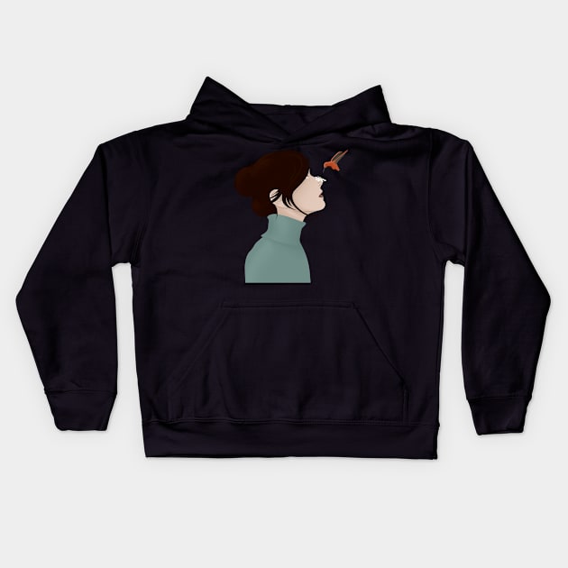 Girl Kids Hoodie by Rafael-Azana